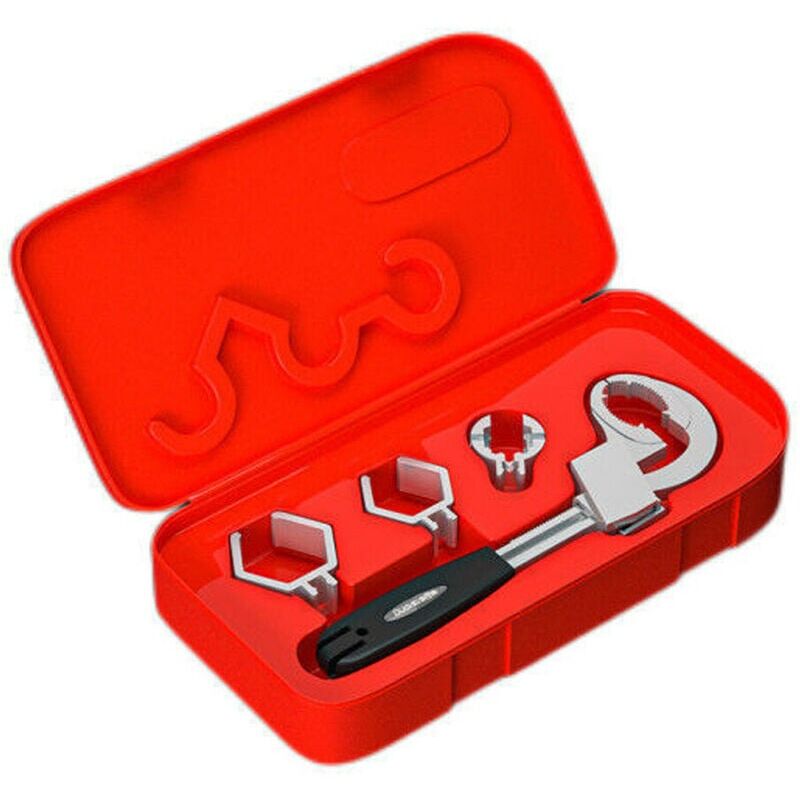 foto del prodotto ymyny crediri chiave multifunzionale per lavandini, rubinetti per wc, chiave a forchetta larga 80 mm, chiave per tubi dell acqua regolabile con