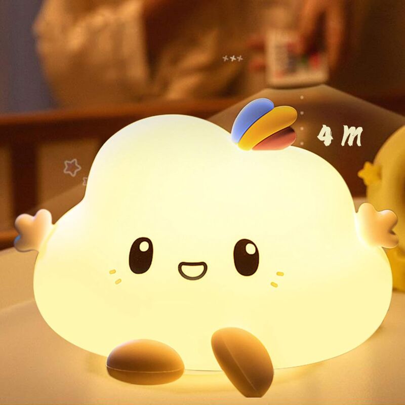 immagine 0 del prodotto ymyny crediri little cloud night light, luce notturna per bambini telecomandata, luce notturna dimmerabile per bambini con funzione di memoria e