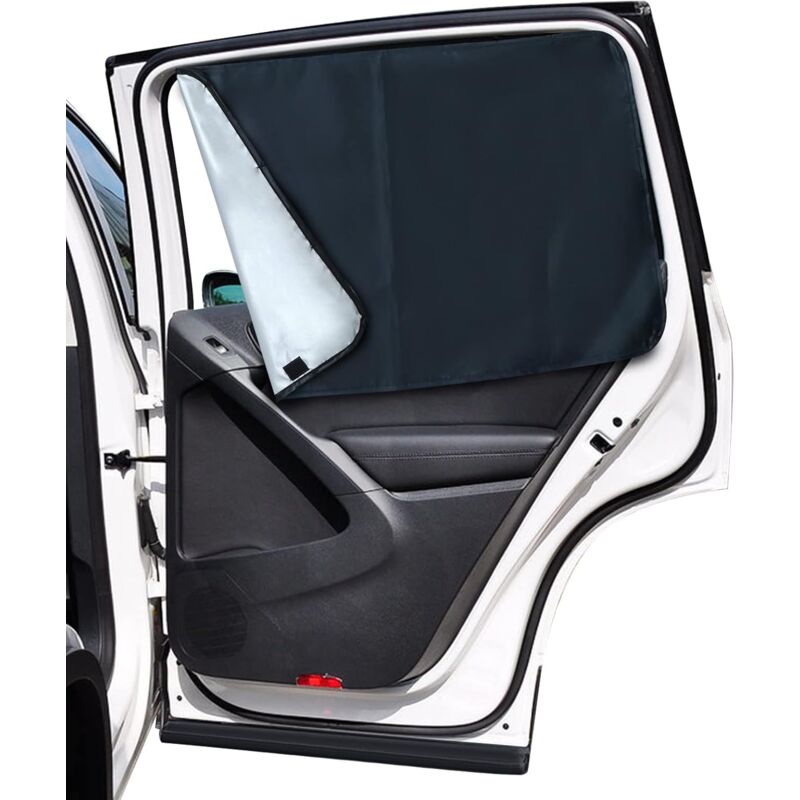 foto del prodotto ymyny crediri parasole per auto, tendina parasole per auto per bambini con magneti, riflette e assorbe i raggi uv e la luce solare, finestrino