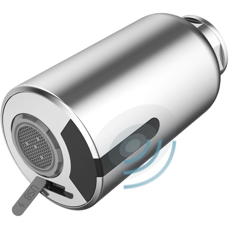 foto del prodotto ymyny crediri rubinetto con sensore a infrarossi per cucina testa di ricambio con sensore di risparmio idrico di ricarica usb adattatore per
