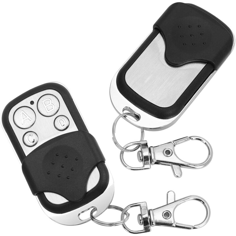 foto del prodotto ymyny crediri telecomando universale per cancello, 2 confezioni telecomando universale wireless per chiave auto, telecomando universale per porta