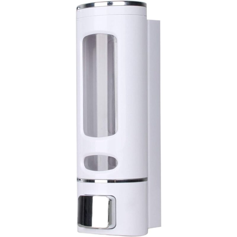 foto del prodotto ymyny dispenser di sapone a parete da 450 ml dispenser manuale di shampoo e bagnoschiuma
