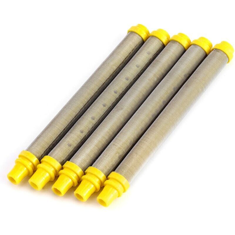 foto del prodotto ymyny elementi filtranti per pistola a spruzzo airless da 100 maglie, per pistola a spruzzo airless, 5 pezzi