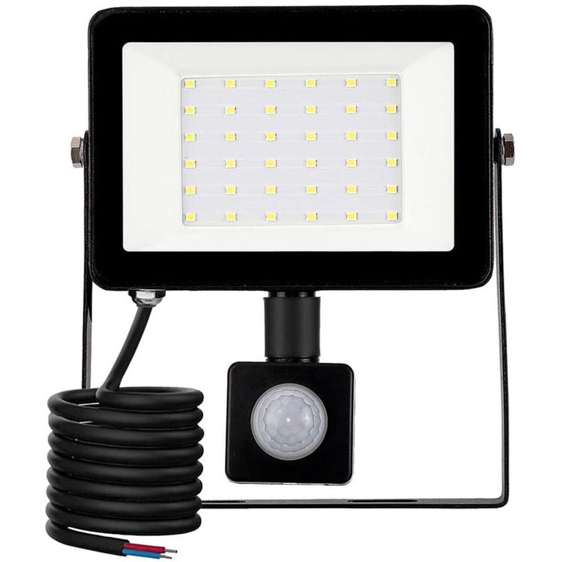 foto del prodotto ymyny faretto led per esterni luce per esterni con sensore di movimento da 30 w, faretto led per esterni 6500 k, lampada di sicurezza ip66, per