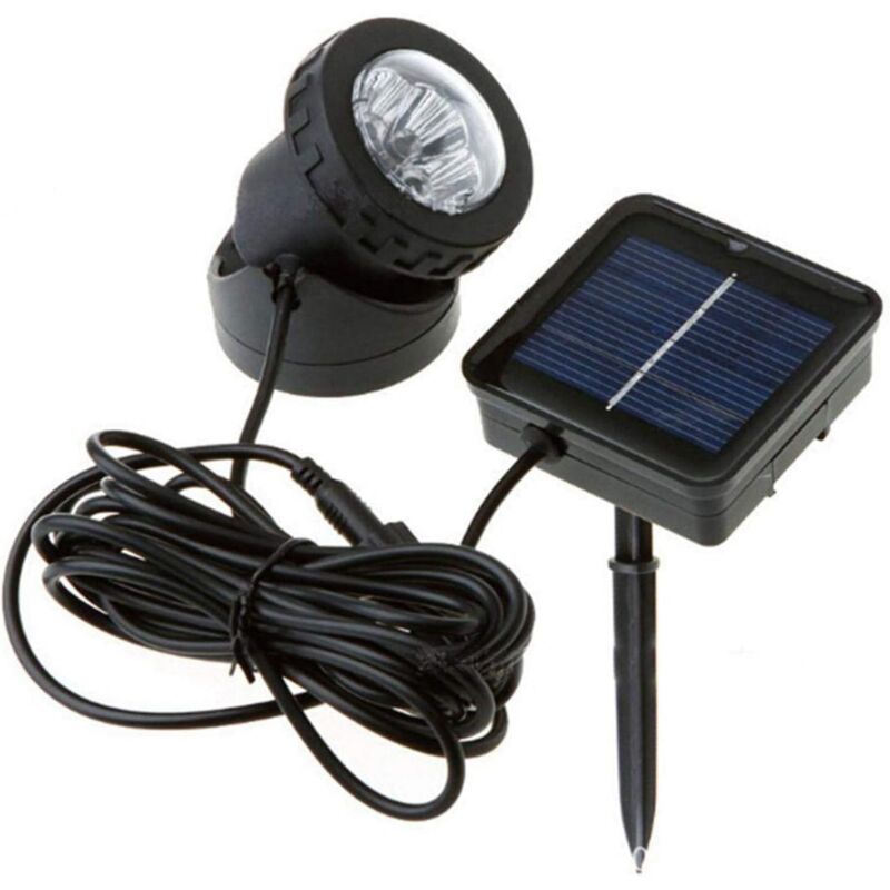 foto del prodotto ymyny faretto led solare crediri, luci per laghetti, luci solari sommergibili, luci da giardino, luci da paesaggio, per patio, fontana, vialetto