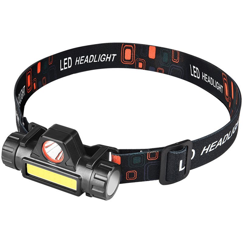 foto del prodotto ymyny faro ricaricabile tramite usb cob xpe a induzione impermeabile ipx4led faro con luminosit regolabile