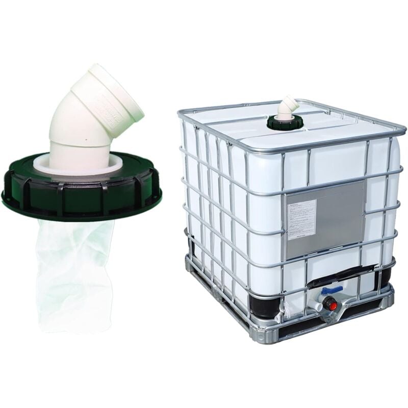 foto del prodotto ymyny filtro per coperchio tappo per serbatoio ibc lavabile in nylon con coperchio, accessori per serbatoio ibc con filtro a rete per serbatoio di