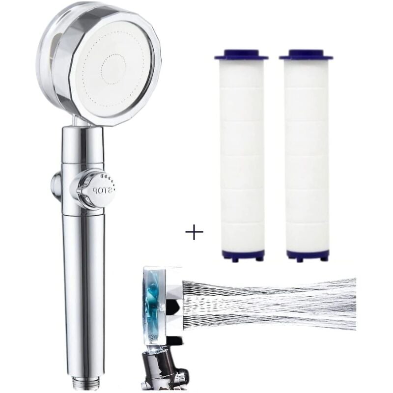 foto del prodotto ymyny filtro per soffione doccia ad alta pressione, soffione doccia per acqua dura, soffione doccia a bassa pressione dell acqua, soffione doccia
