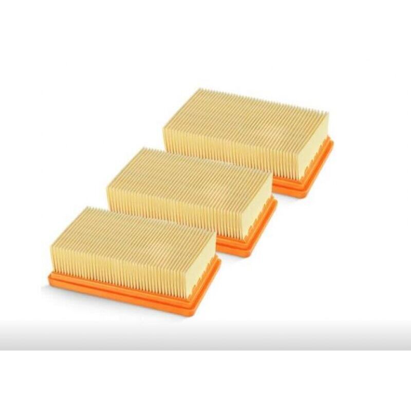 foto del prodotto ymyny filtro pieghettato piatto di ricambio per aspirapolvere karcher mv4, mv5, mv6, wd4, wd5, wd6, wd4p, wd5p, wd6p ricambio 2863 005.0 3 pezzi 