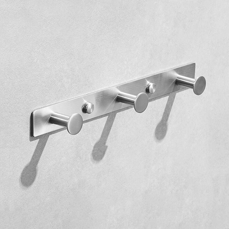 foto del prodotto ymyny ganci appendiabiti da parete con ganci ganci appendiabiti da parete in acciaio inossidabile 304 per porte di bagno e cucina 3 ganci,