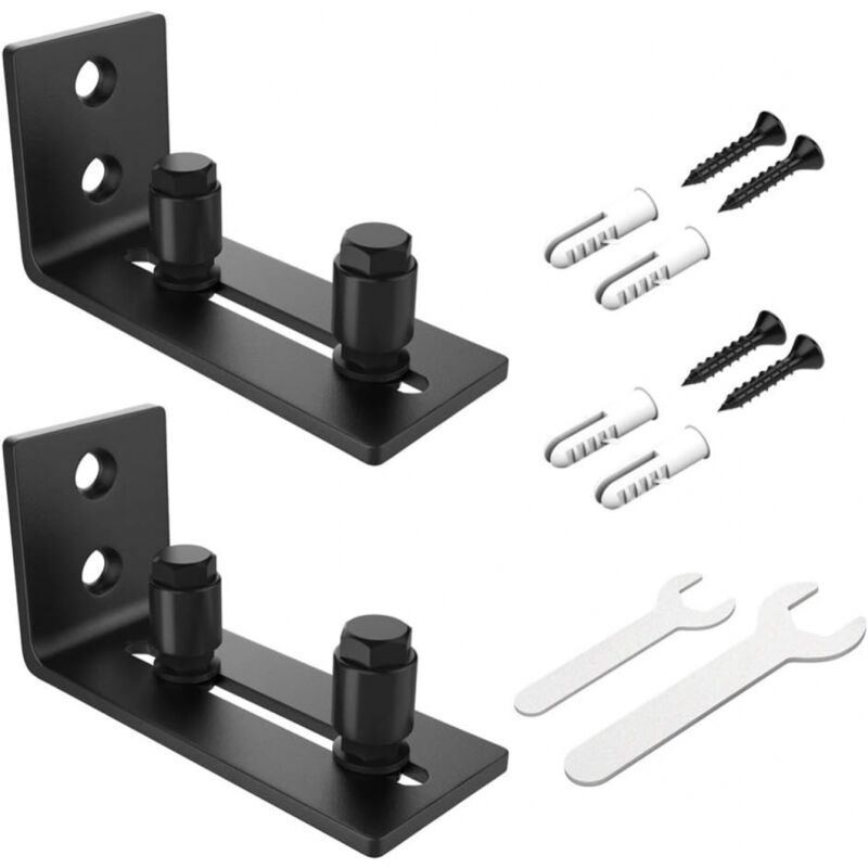 foto del prodotto ymyny guida per pavimento per porta scorrevole ferramenta per porta scorrevole guida per parete inferiore per porta design a filo rullo di tenuta