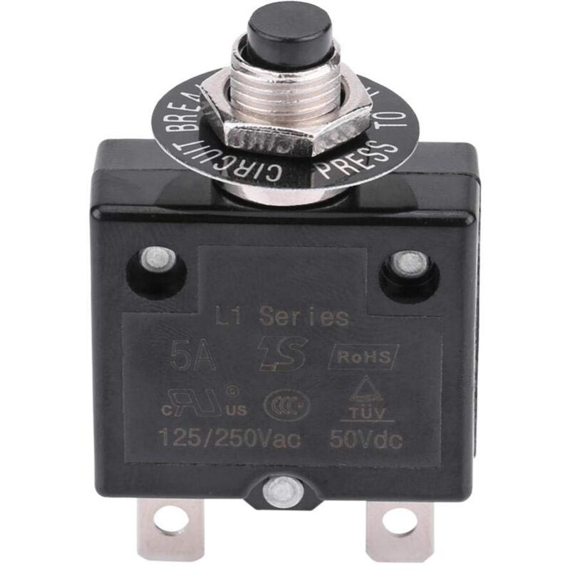 foto del prodotto ymyny interruttore automatico 15a interruttore termico di ripristino opzionale, 125 250 v ca 50 v cc