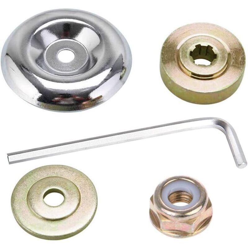 foto del prodotto ymyny kit di fissaggio del dado della lama 5 pezzi, accessori universali per testina decespugliatore