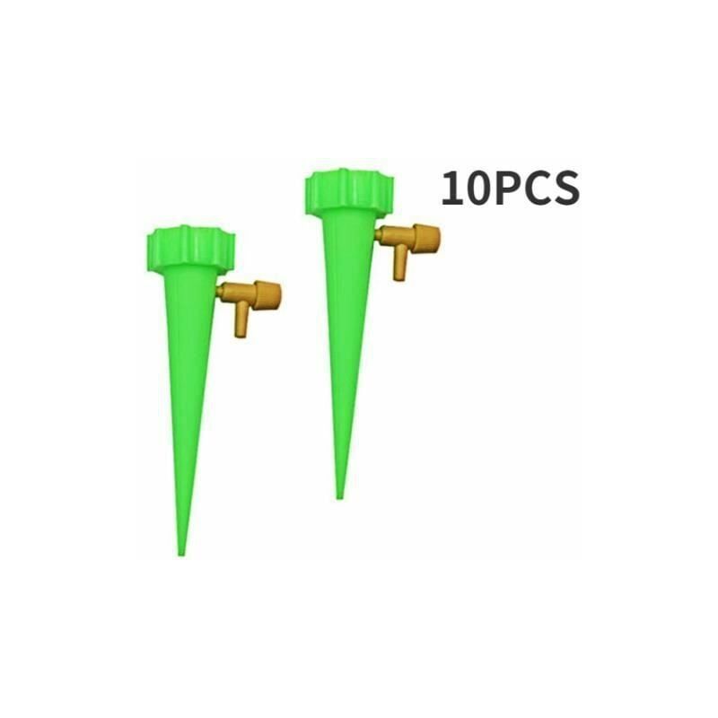 foto del prodotto ymyny kit di irrigazione a goccia da 10 pezzi, irrigatori automatici per piante da 13 cm per giardino interno verde