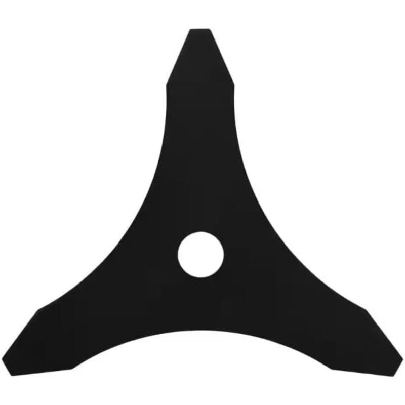 foto del prodotto ymyny lama per decespugliatore a tre denti 23265, tagliente da 255 mm, foro da 25,4 mm, spessore