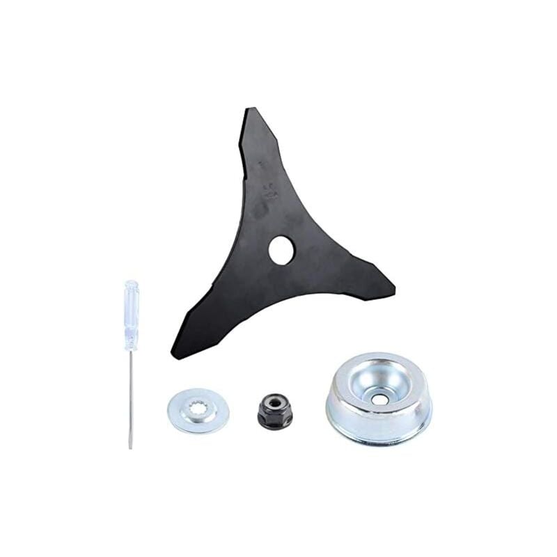 foto del prodotto ymyny lama per decespugliatore da 12 x 3t con adattatore per lama per tosaerba, kit di manutenzione accessoria