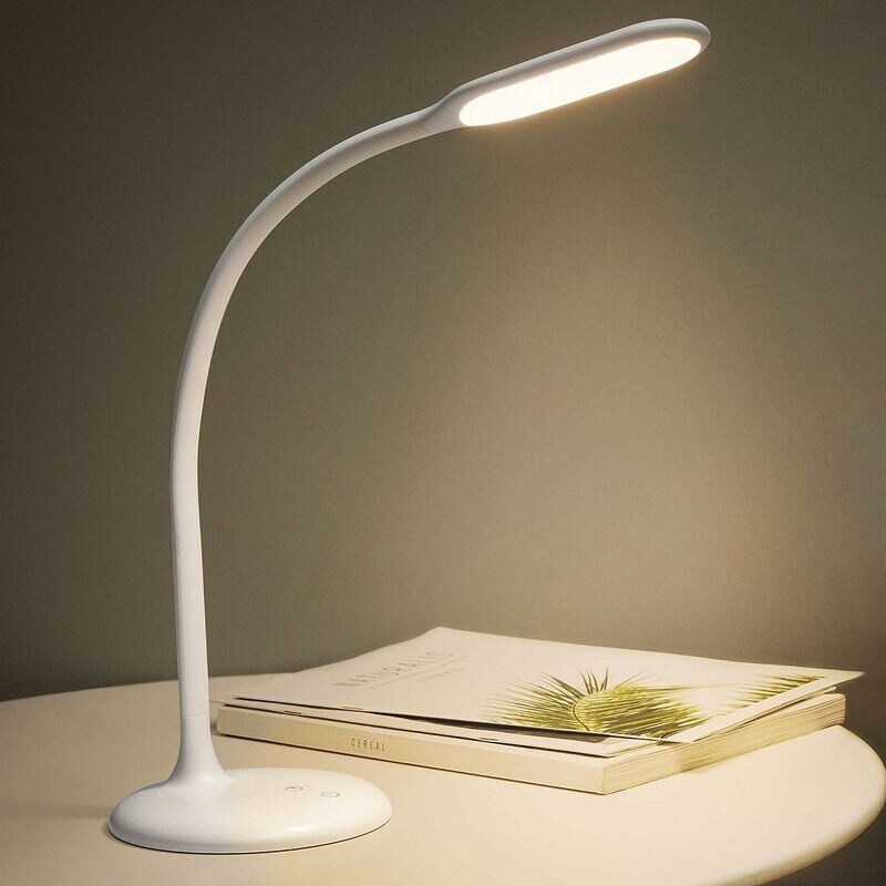 foto del prodotto ymyny lampada da scrivania a led senza fili crediri, lampade da tavolo alimentate a batteria, luce di lettura ricaricabile dimmerabile con timer,