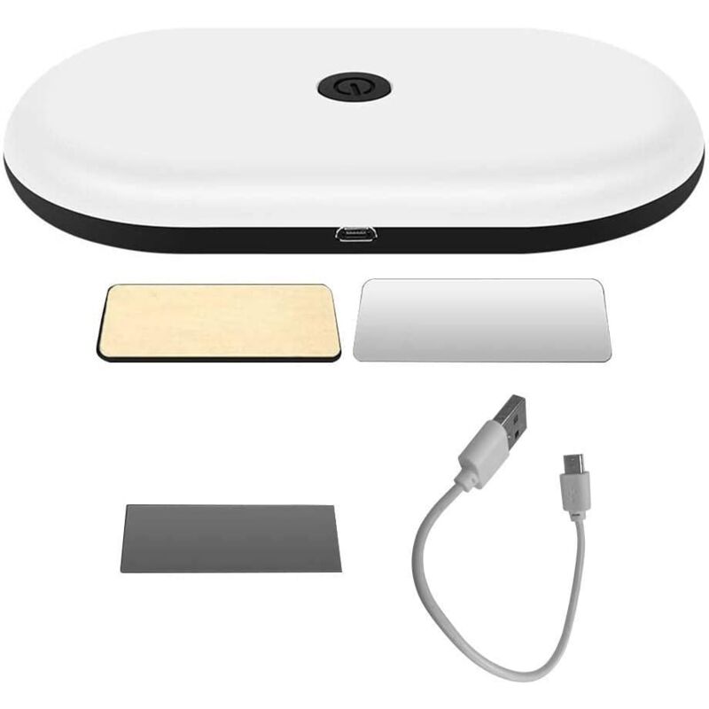 foto del prodotto ymyny lampada da soffitto per auto, luce led quadrata touch per interni auto, lampada da lettura ricaricabile tramite usb a 3 colori
