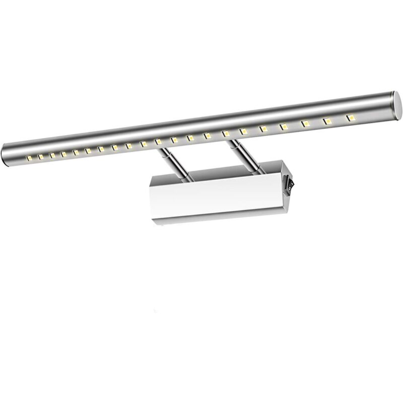 foto del prodotto ymyny lampada da specchio per bagno a led 5w lampada da parete lampada da tavolo impermeabile ip44 regolabile 180 con interruttore illuminazione