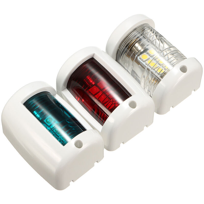 foto del prodotto ymyny lampada di navigazione a led lampada di segnalazione a led per barca yacht mini luce di navigazione di dritta sinistra rosso, bianco,