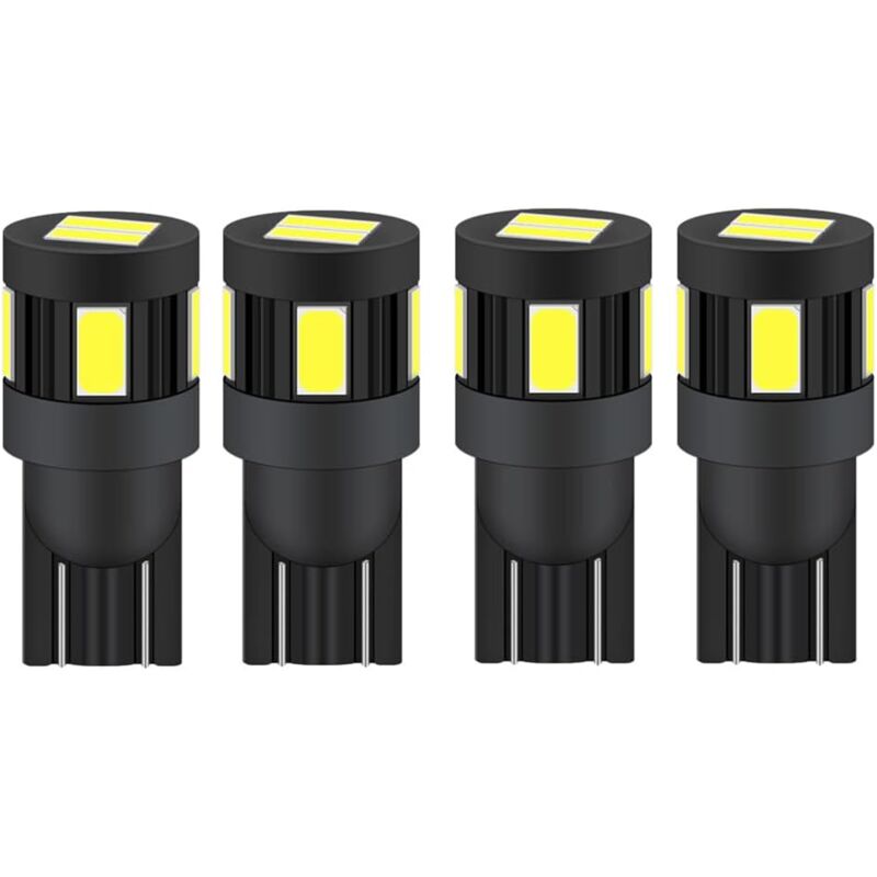 foto del prodotto ymyny lampadina led t10 w5w 12v 24v bianco 6000k, senza polarit , progettata per 2825 194 168 158 4 pezzi classe energetica a 