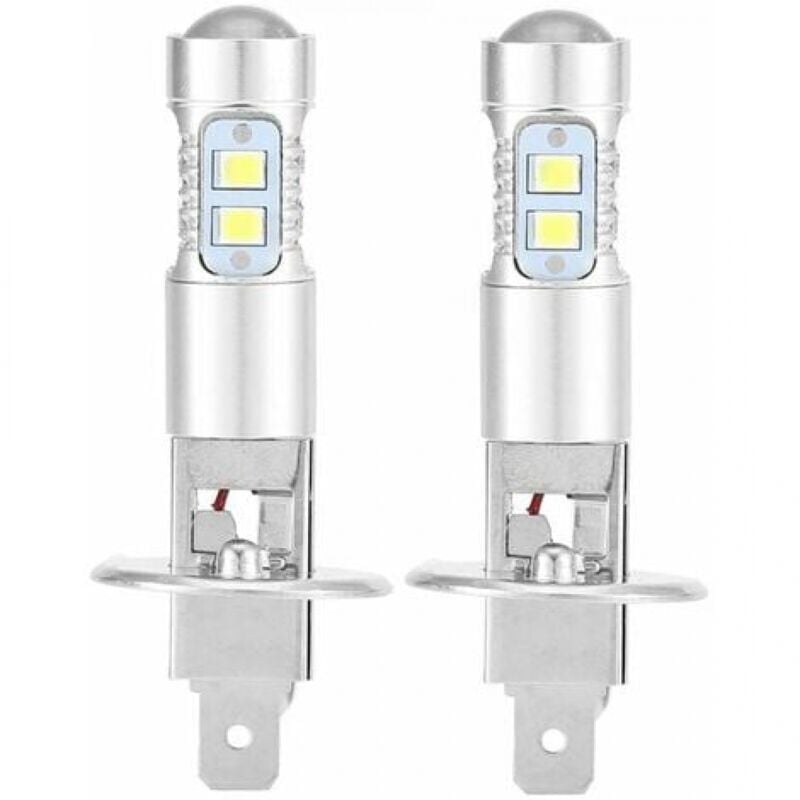 foto del prodotto ymyny lampadine per fari 2x h1 6000k ultra white 100w kit lampadine per fari a led per anabbaglianti