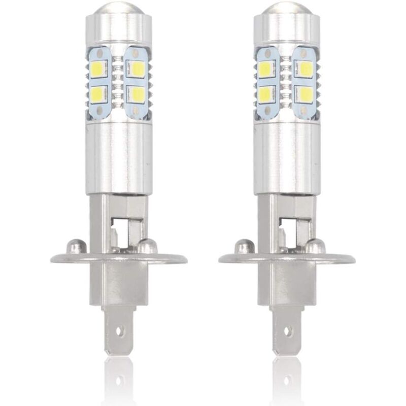 foto del prodotto ymyny lampadine per fari a led h1, 6000k super white fendinebbia luce di guida 100w 2400lm luce di marcia diurna drl lampadine a fascio di 360 