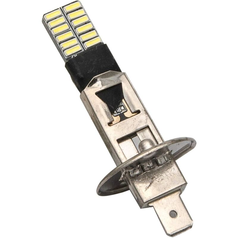 foto del prodotto ymyny lampadine per fari h1, 2 pezzi 24 smd 4014 led per fendinebbia luci diurne drl luci di guida, luce bianca 6000k