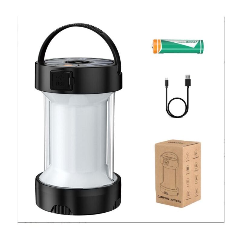 foto del prodotto ymyny lanterna led ricaricabile, 1000 lumen 4000mah 360 lampada da campeggio, lampada led ricaricabile faretto portatile, ultra potente, 4