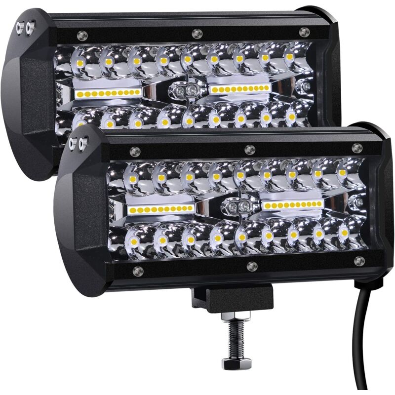 foto del prodotto ymyny led luce di lavoro 12v 300w 7 faretto led per auto 12v impermeabile ip67 faretto flood led fendinebbia 27.000lm luci di lavoro per auto