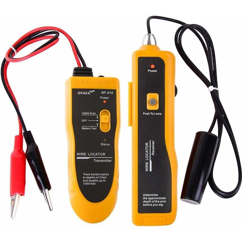 foto del prodotto ymyny localizzatore di cavi sotterranei nf 816 con auricolare