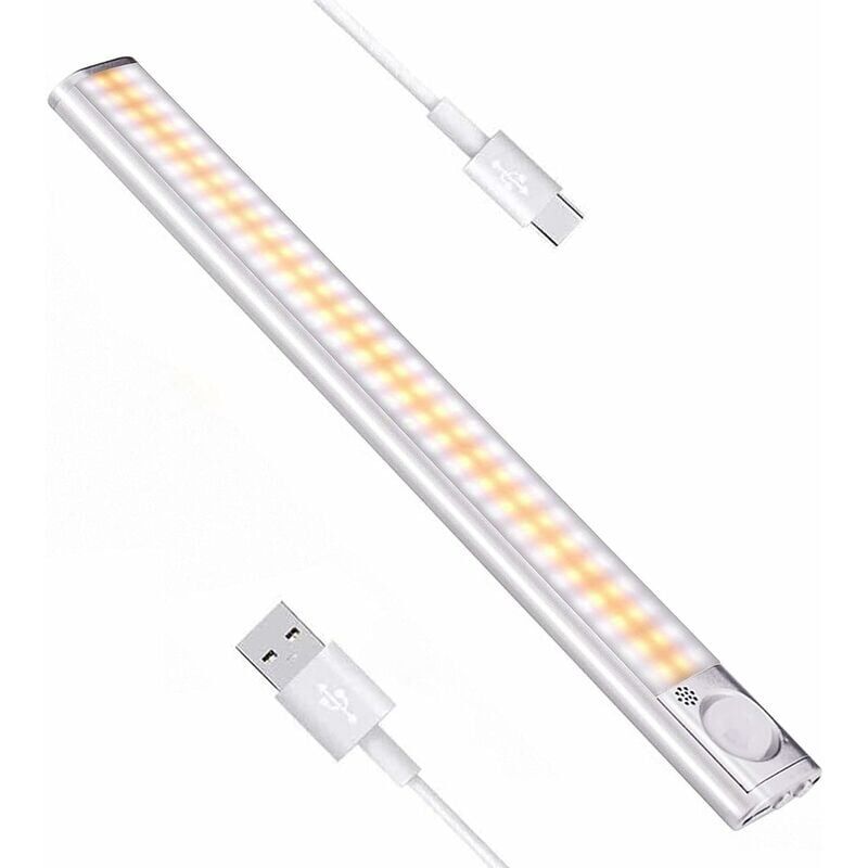 foto del prodotto ymyny luce per armadio wireless a 160 led, striscia luminosa a led per cucina, illuminazione a led sottopensile per cucina, luce notturna con