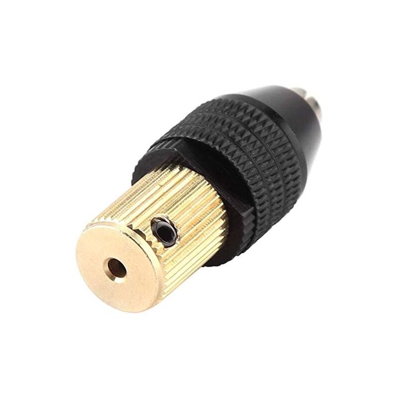 foto del prodotto ymyny mandrino per trapano crediri, mandrino per trapano elettrico in miniatura autoserrante con design antiscivolo, 0,3 3,4 mm 3,17 mm 