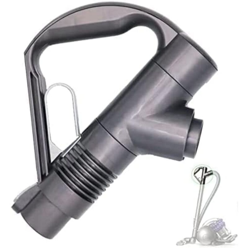 foto del prodotto ymyny maniglia di ricambio compatibile con gli aspirapolvere dyson dc19 dc23 dc26 dc29 dc32 dc36 dc37 grigio titanio 