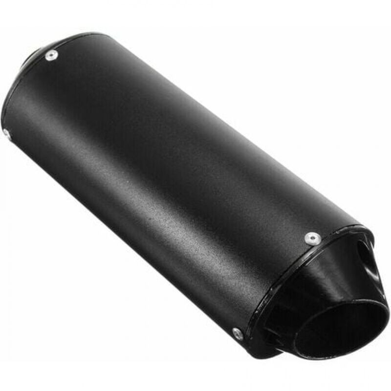 foto del prodotto ymyny marmitta in alluminio tubo di scarico id 28mm per 90cc 110cc 125cc 150cc 4 tempi nero nero, 1x 