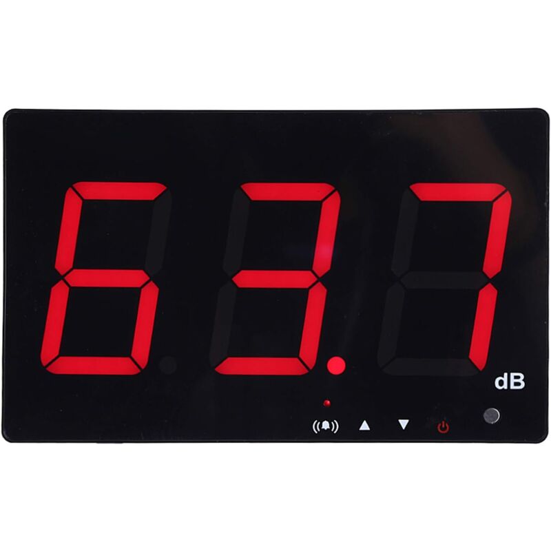 foto del prodotto ymyny misuratore di livello sonoro professionale con soglie di allarme fisse misuratore di decibel digitale lcd portatile misuratore di rumore in