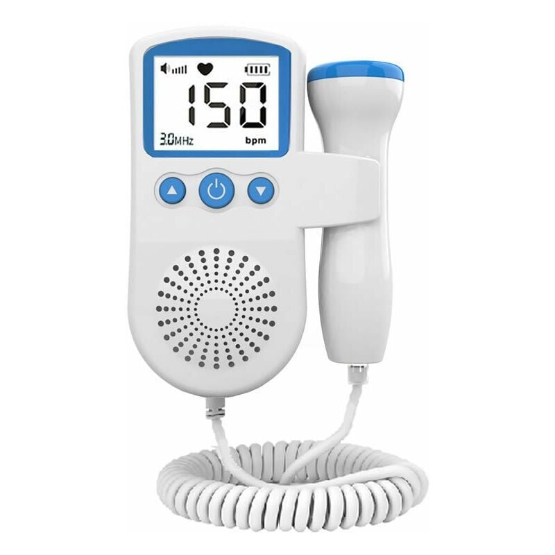 foto del prodotto ymyny monitor della frequenza cardiaca fetale doppler per la gravidanza rilevatore della frequenza cardiaca fetale con intervallo di misurazione