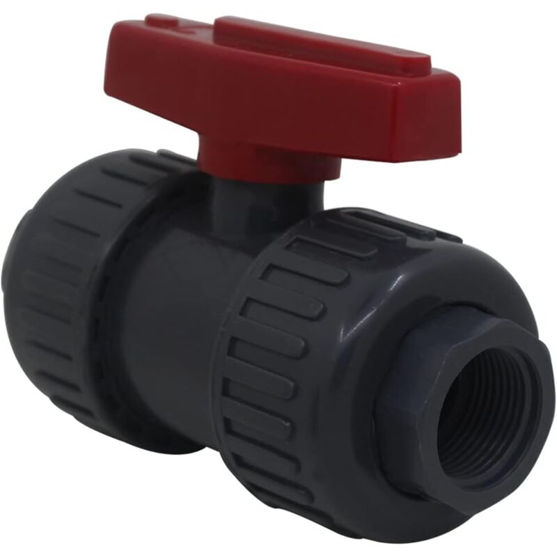 foto del prodotto ymyny oemclima valvola a sfera in pvc con filettatura valvola a sfera a doppia unione per rubinetto della piscina tubo filettato
