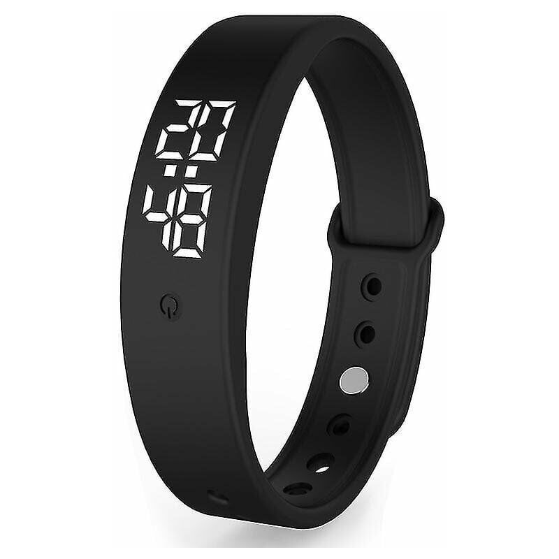 foto del prodotto ymyny orologio crediri pivotell vibratime con promemoria a vibrazione con fino a 10 allarmi giornalieri nero