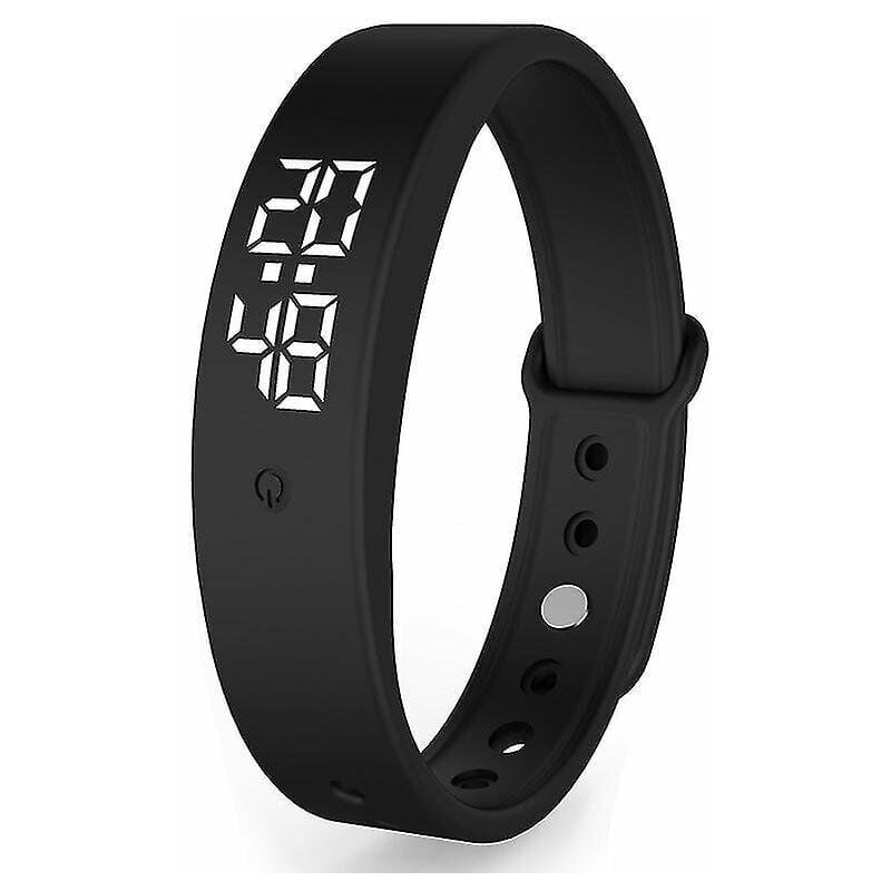 foto del prodotto ymyny orologio crediri pivotell vibratime con promemoria a vibrazione con fino a 10 allarmi giornalieri nero