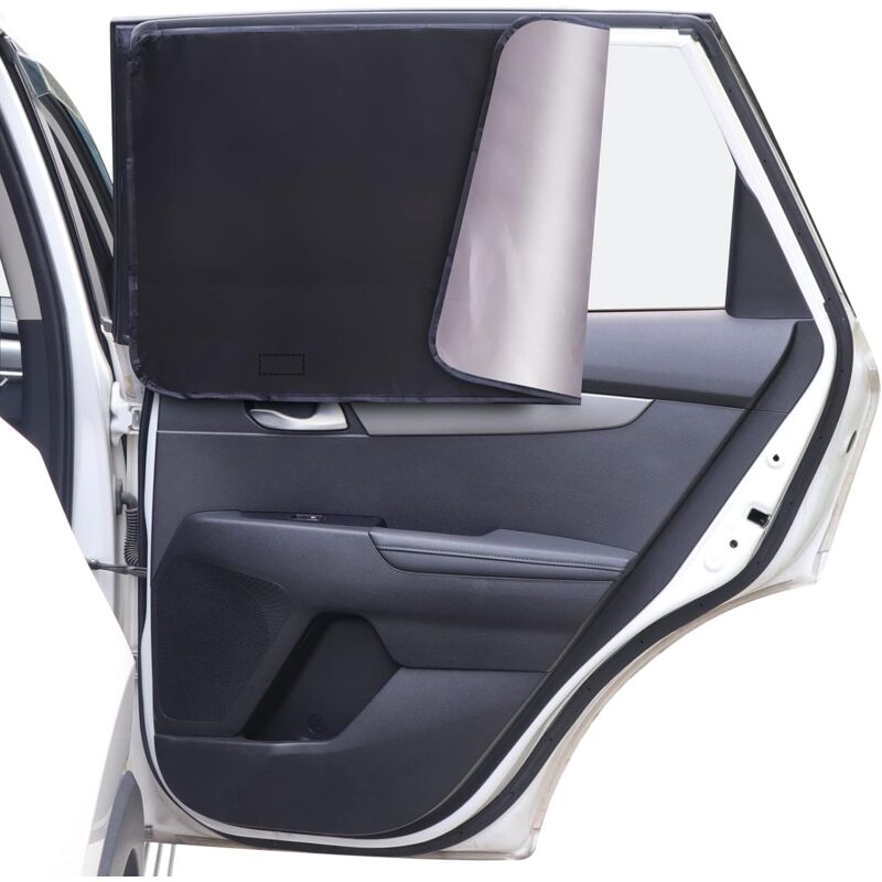 foto del prodotto ymyny parasole per auto, parasole magnetico per auto con protezione uv, tende parasole per auto per bambini, adulti e animali domestici