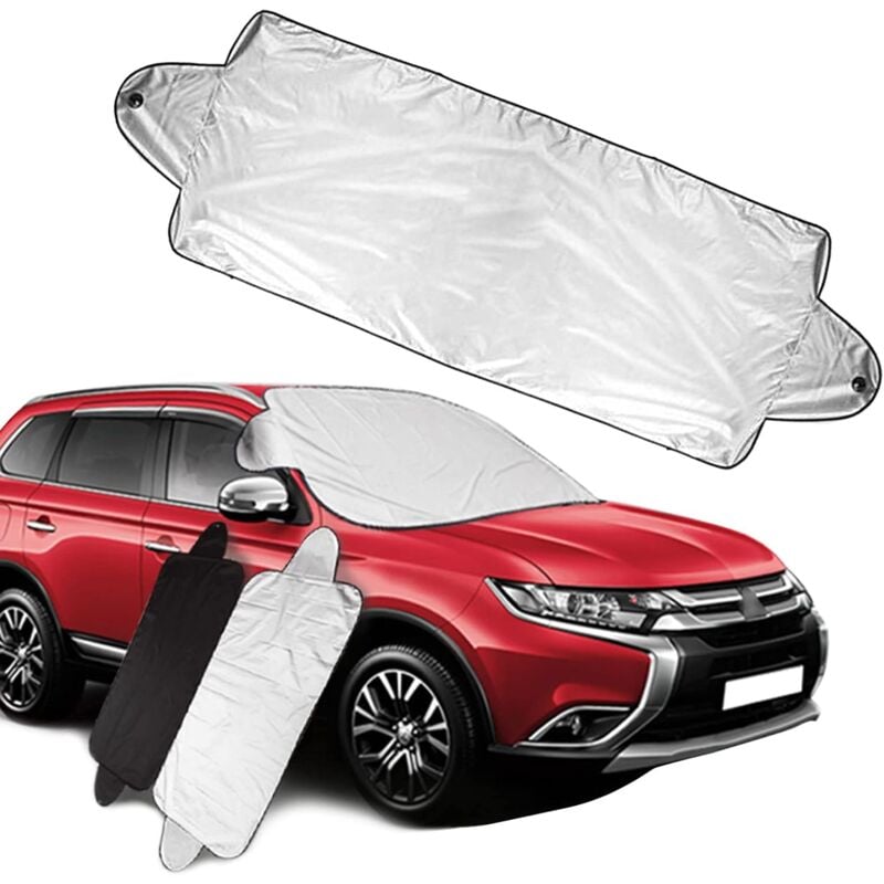 foto del prodotto ymyny parasole per auto parasole portatile per parabrezza, parasole pieghevole anti uv per interni auto, adatto per la maggior parte dei parasole