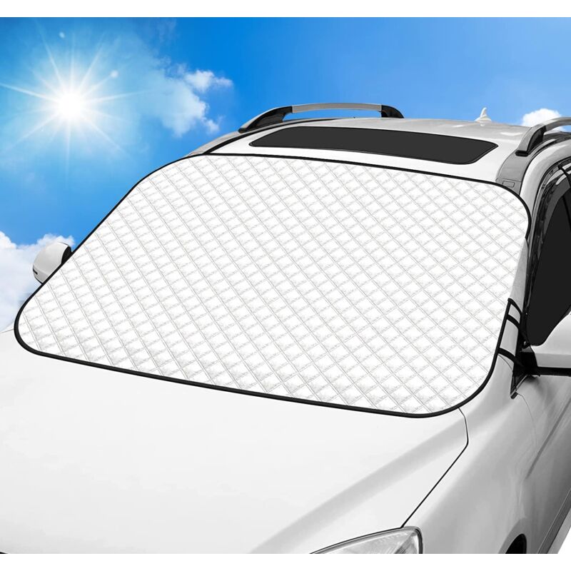 foto del prodotto ymyny parasole per parabrezza anteriore per auto pieghevole e rimovibile, protezione per parabrezza estiva, protezione per parabrezza