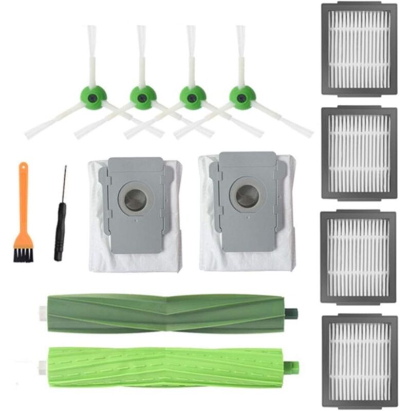 foto del prodotto ymyny parti di ricambio per aspirapolvere irobot compatibili con roomba i7 e5 e6 robot aspirapolvere spazzola principale, filtro laterale,