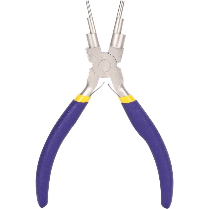 foto del prodotto ymyny pinze, pinze per gioielli a becco tondo in acciaio al carbonio, utensili manuali multifunzionali per la creazione di gioielli