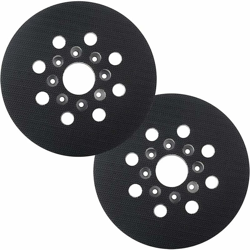 foto del prodotto ymyny platorello abrasivo da 125 mm compatibile con bosch pex 220 a, gex 125 1 ae, pex 220 ae, skil 7402 7490, 2 pezzi