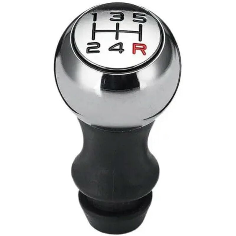 foto del prodotto ymyny pomello del cambio manuale a 5 velocit per auto 206 207 3008 ecc. c2 c3 c4 picasso berlingo saxo argento numero nero 