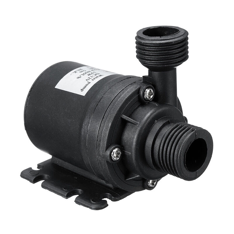 foto del prodotto ymyny pompa per acqua crediri dc 12v pompa per acqua sommergibile senza spazzole, 800l h 5m pompa anfibia per laghetto acquario fontana solare