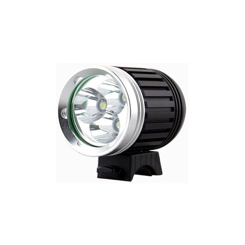 foto del prodotto ymyny potente lampada per bicicletta a led mtb, illuminazione mtb, faro per bicicletta a led ricaricabile impermeabile, 3600 lm, 3 t6 cree xm l, 4