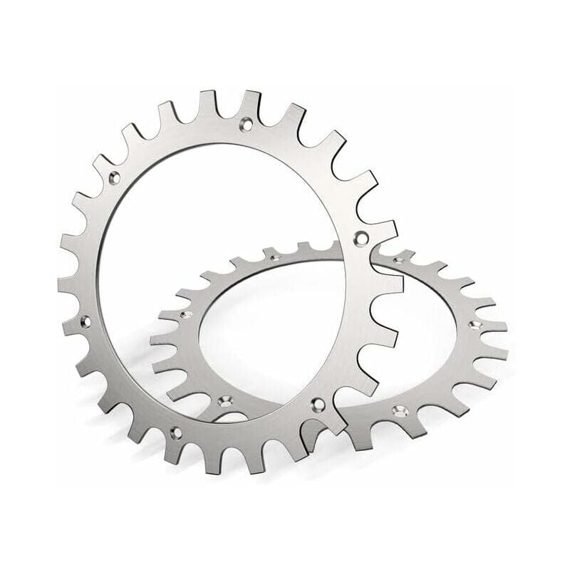 foto del prodotto ymyny punte in acciaio inossidabile premium per tosaerba worx landroid modello s m, spessore 2 mm, trazione migliorata, sbavatura lucida, diametro